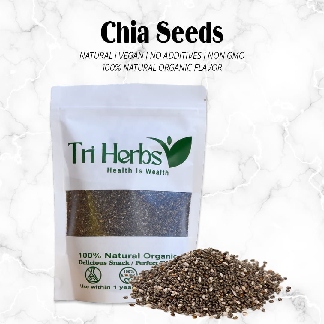 Organic Chia Seeds – Natural Superfood for Smoothies, Breakfast & Healthy Recipes 🌱