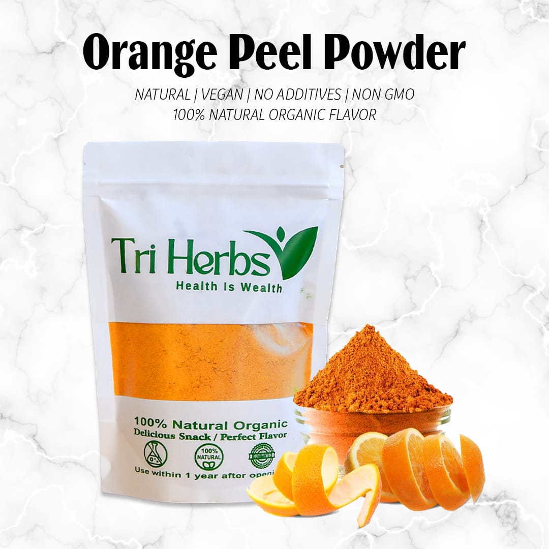 Orange Peel Powder – 100% Natural Face & Skin Care Powder 🍊✨