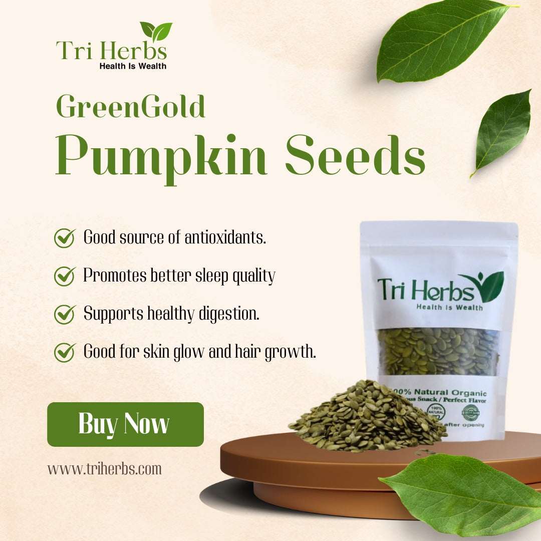 Premium Pumpkin Seeds – Natural, Crunchy & Nutrient-Rich Snack 🌿🎃