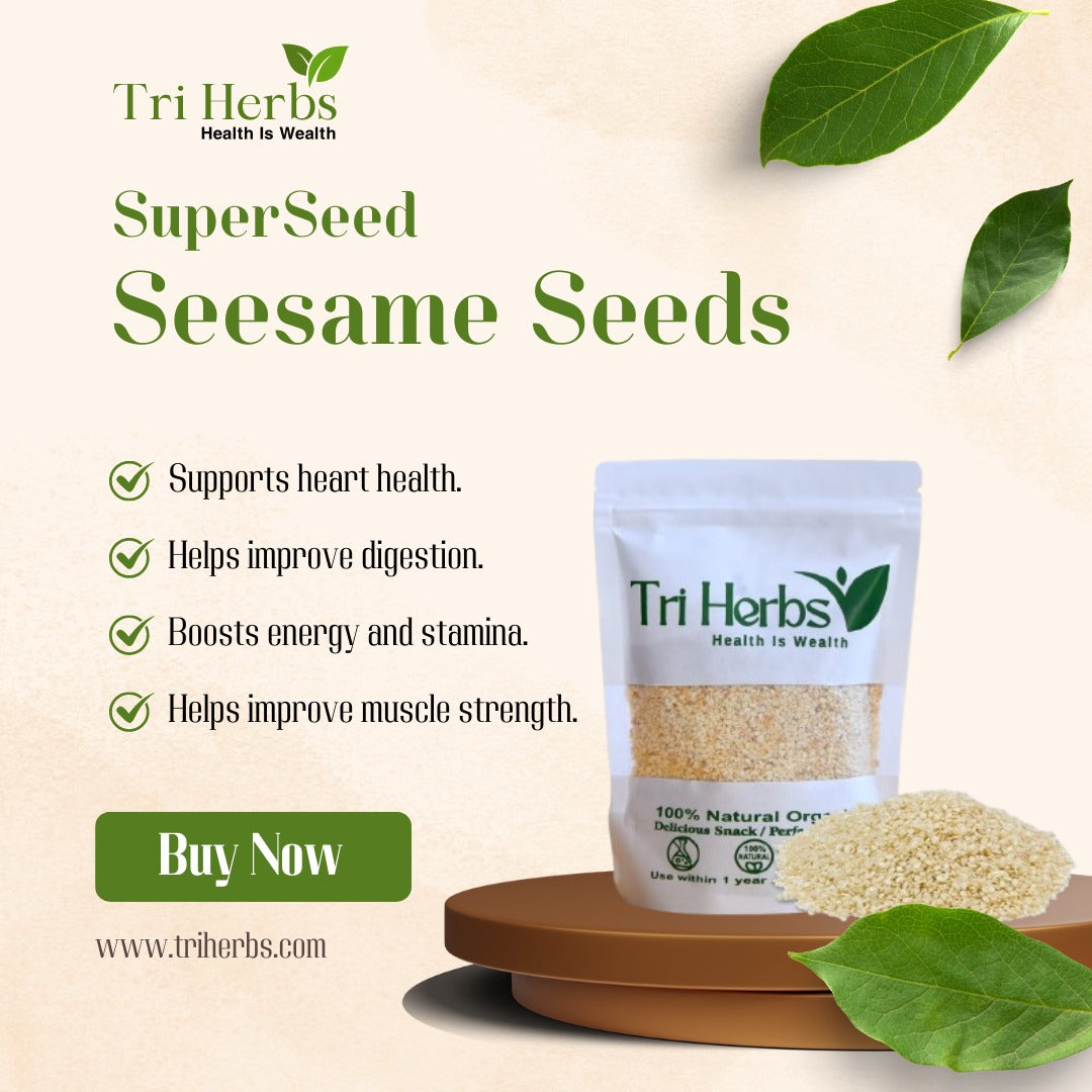 Premium Sesame Seeds – Natural, Nutritious & Crunchy Superfood 🌿✨