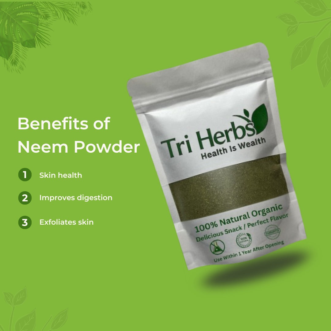 TRI-HERB Neem Leaf Powder 300 GM